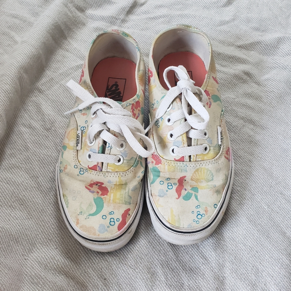 RARE Womens size 5.5 little mermaid vans
